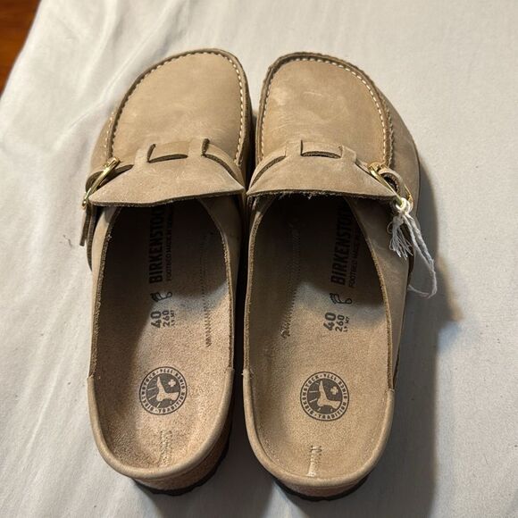 NWT Birkenstock Buckley Style Oiled Leather in Light Tobacco - Picture 5 of 10